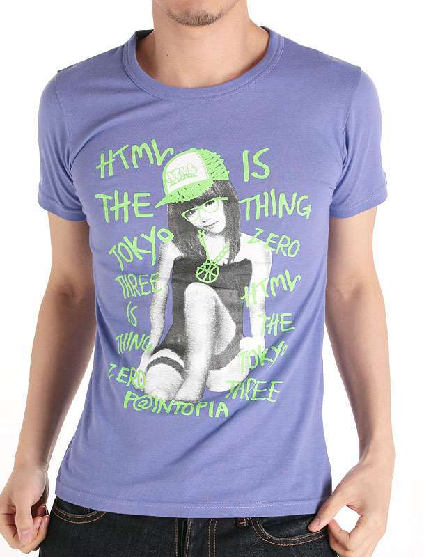 Design of Girl′s Printing Fashion 100% Cotton Custom Men Tshirt