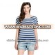 Fashion Cheap Ladies Summer Stripes T Shirts