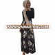 Fashion digital flower printing women half skirts